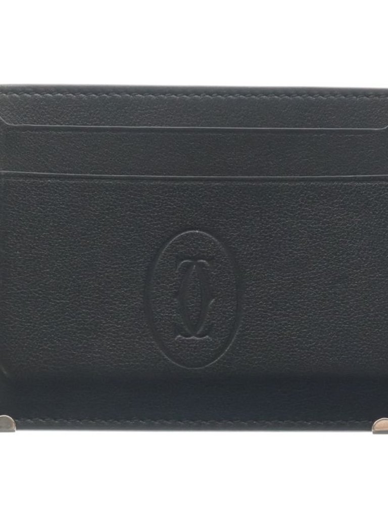 Cartier Must De Cartier Double Card Holder De Black